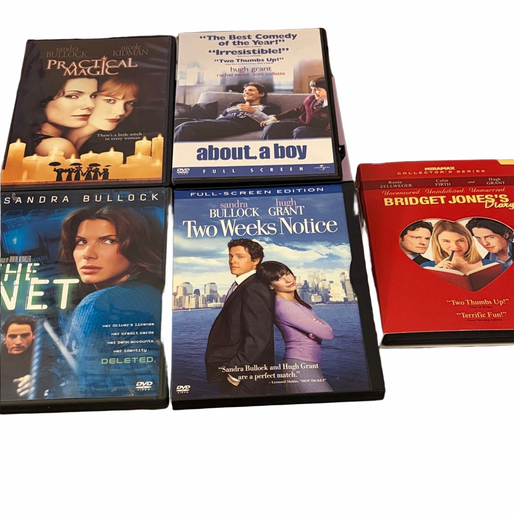 Sandra and Hugh DVD Movie Collection Set of 5